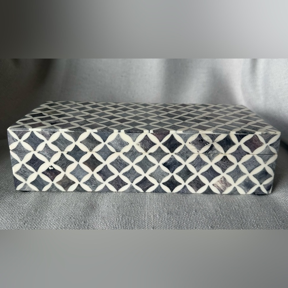 Handicrafts Home Decorative Wooden Storage Box with Lid New - Picture 5 of 12